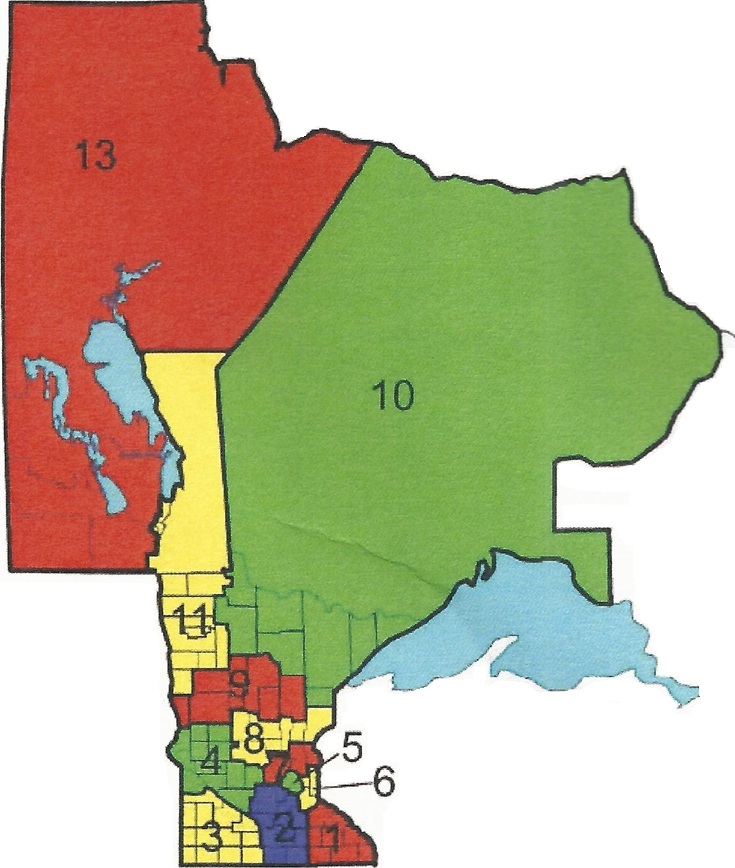 District map for MD5M
